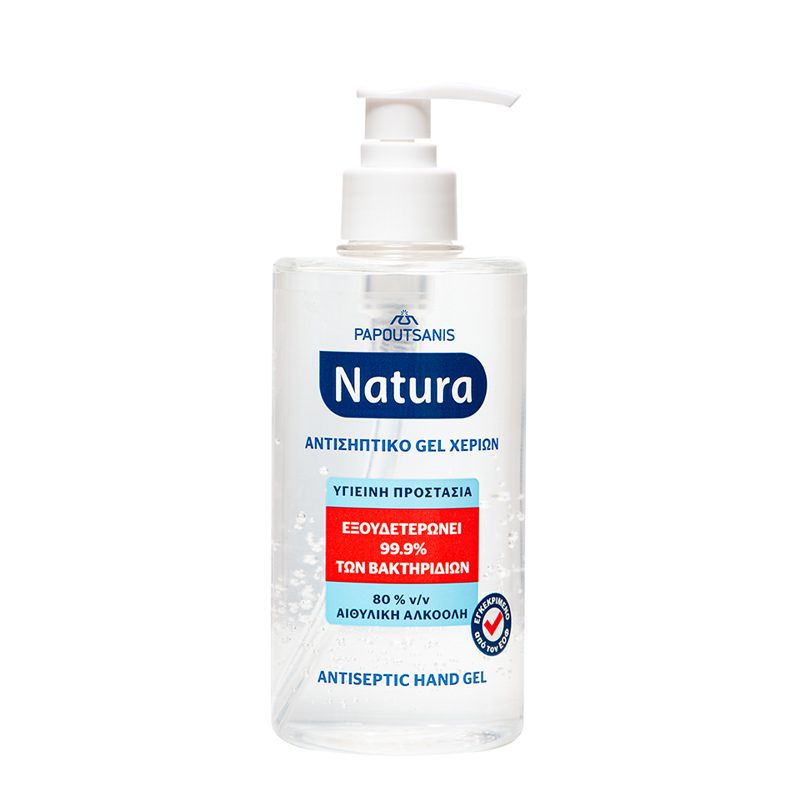 Natura Αντισηπτικό Gel Αντλία 400ml
