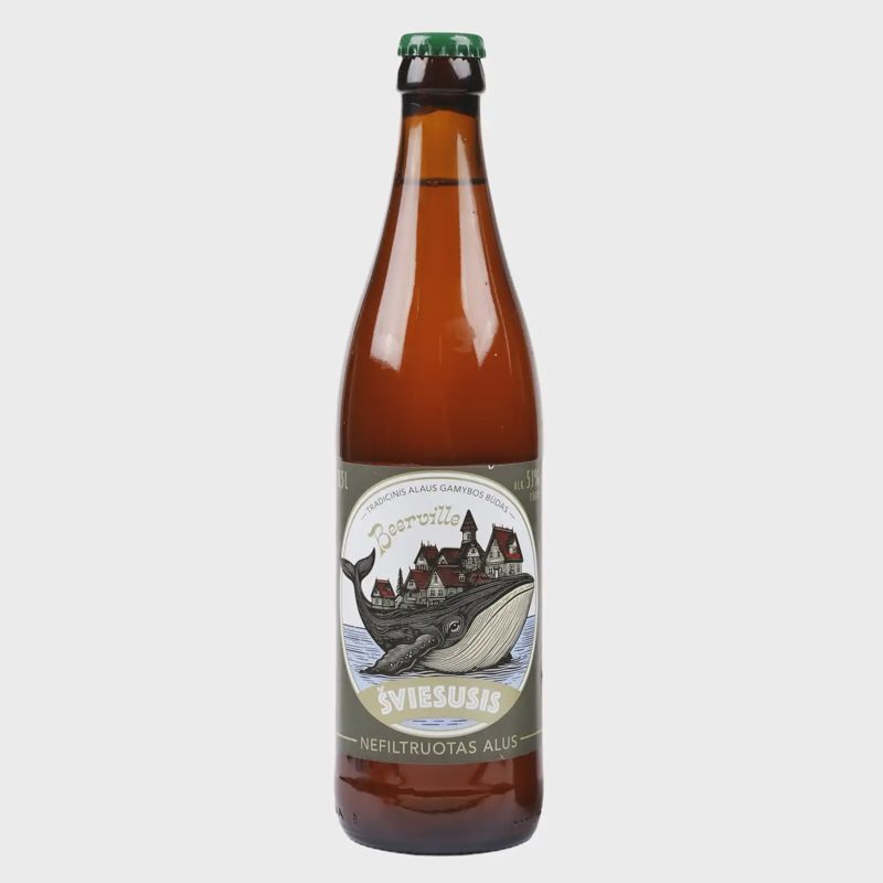 Šviesusis alus BEERVILLE 5,1 %, 0,5 l