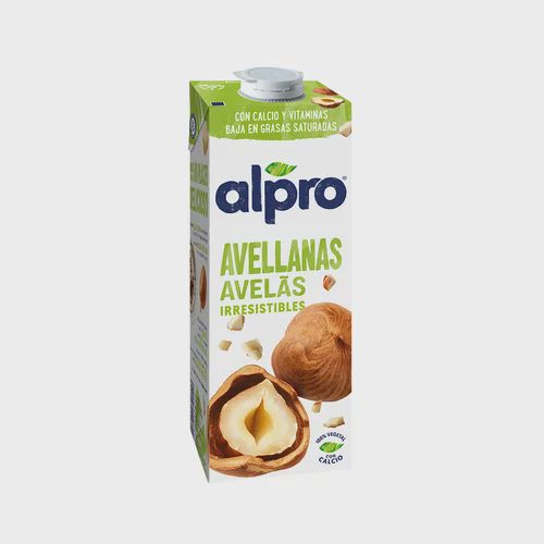 ALPRO Bebida de avellanas 100% vegetal baja en grasas saturadas 1 l.