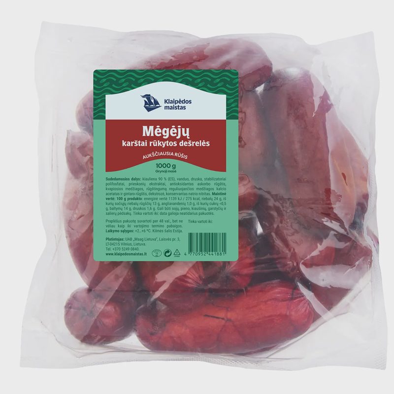 K. r. KLAIP. MAISTAS MĖGĖJŲ deš. II r. 1 kg