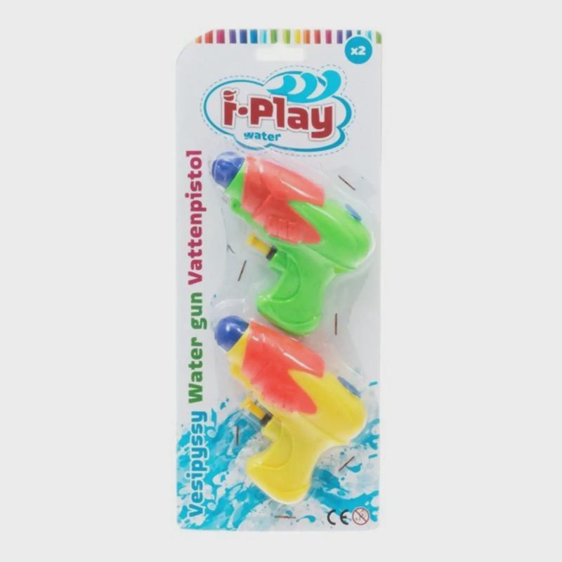 Vandens pistoletas I-PLAY, 11 cm, 2 vnt