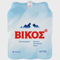 Βίκος Φυσικό Μεταλλικό Νερό 1,5lt 6τεμ