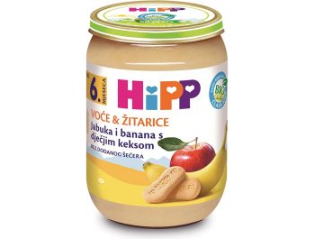 Hipp EKO dječja kašica jabuka banana i keks 190 g
