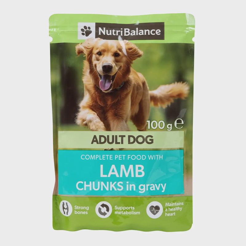 Šunų ėdalas su ėrien. gab. NUTRIBALANCE, 100g