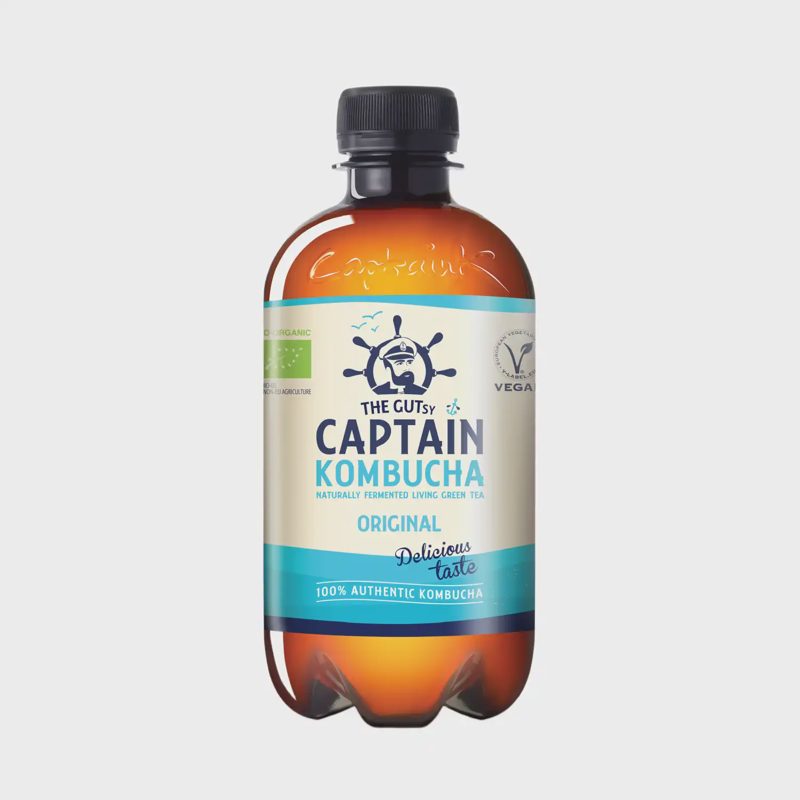 Ekolog. kombučia THE GUTSY ORIGINAL, 400 ml