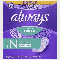 Always Fresh Normal Σερβιετάκια 60τεμ