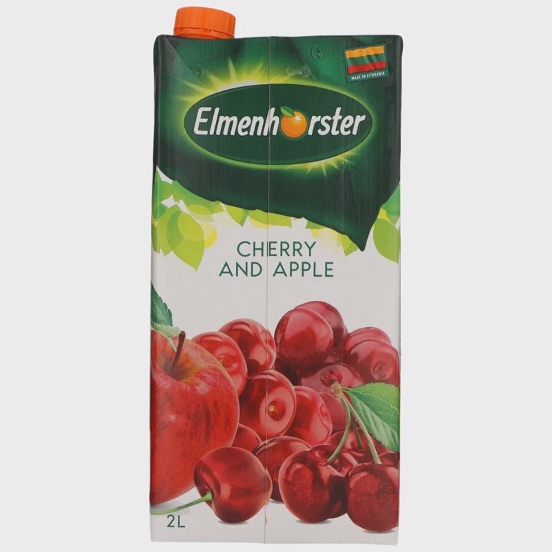 Vyšn. ir ob. sulčių gėrim. ELMENHORSTER, 2 l