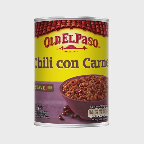 chilli old el paso com carne 418g