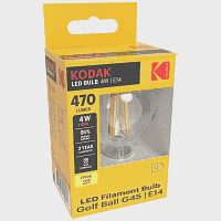Kodak Λάμπα Filament Clear Led G45 E14 4W
