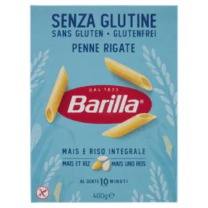 Barilla Tjestenina penne rigate bez glutena, 400 g