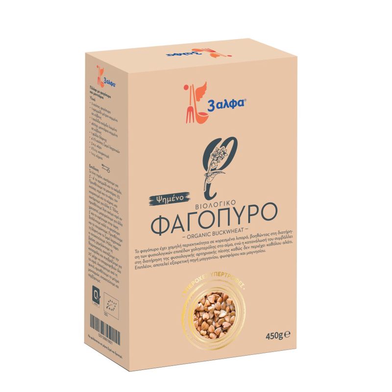 3 Άλφα Φαγόπυρο Bio 450 gr