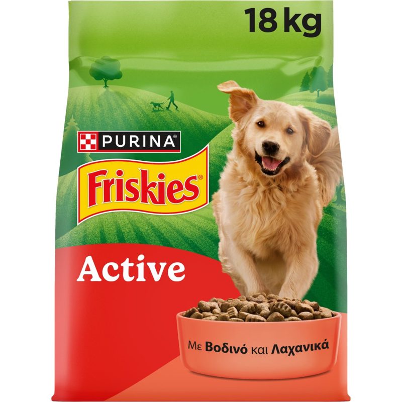 Friskies Active Ξηρά Τροφή Κρέας 18kg