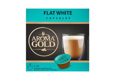 Kafijas kapsulas AROMA GOLD Flat white 187,2g