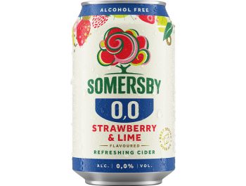 Somersby Cider jagoda i limeta 0,0% 0,33 L
