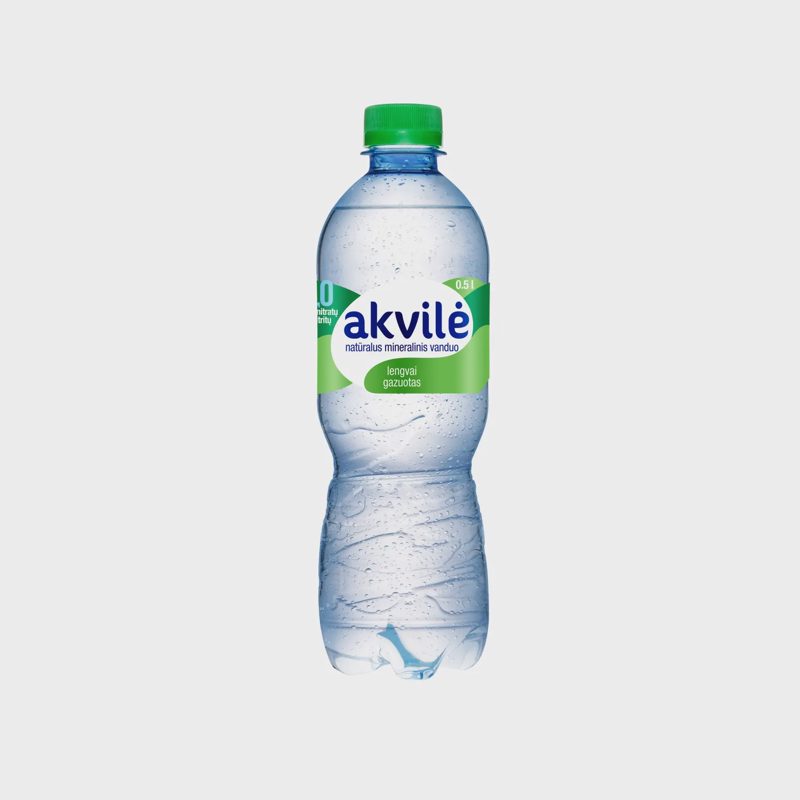 Lengv.gaz.nat.mineral. vanduo, AKVILĖ, 500ml
