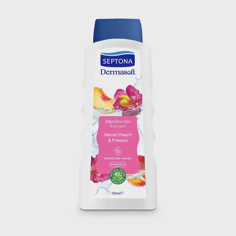 Septona Dermasoft Showergel Peach & Freesia 750ml
