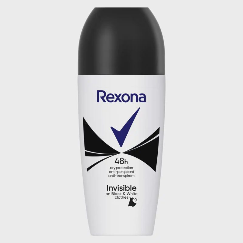 Mot.rut.dezodor.REXONA INVISIBLE ON B&W,50ml