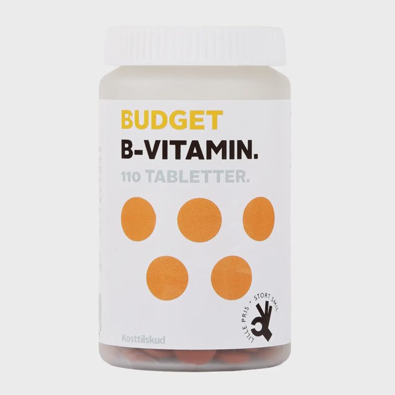 Maisto papildas vitaminas B BUDGET, 110 kaps.