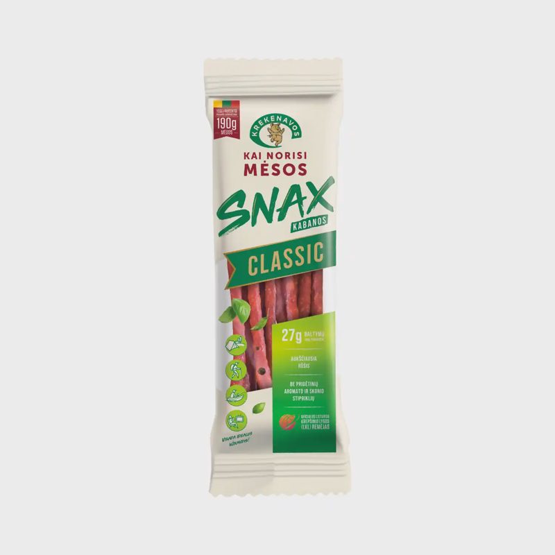 K. rūkyt. KABANOS SNAX dešrelės, a. r., 200 g