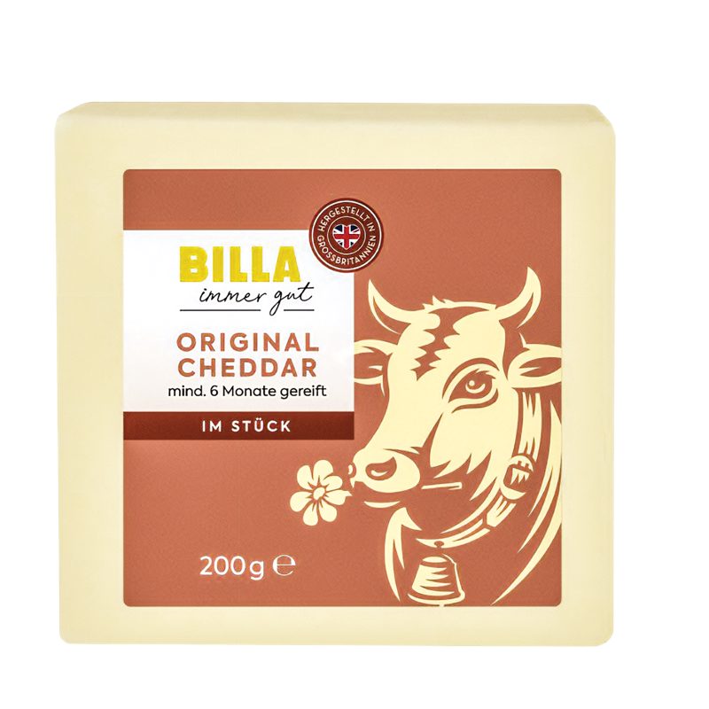 BILLA Cheddar im Stück
