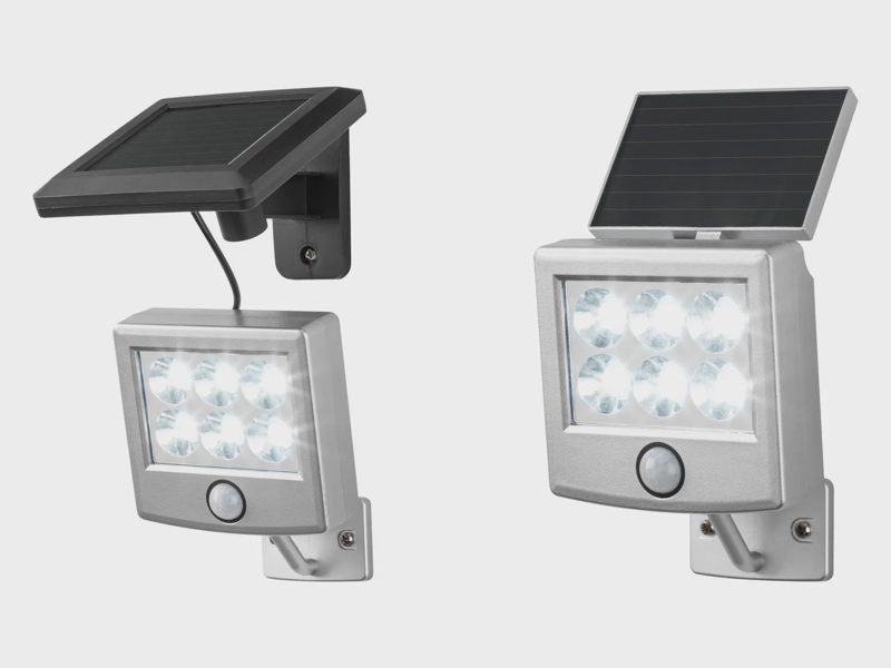 Solární LED reflektor s pohybovým senzorem