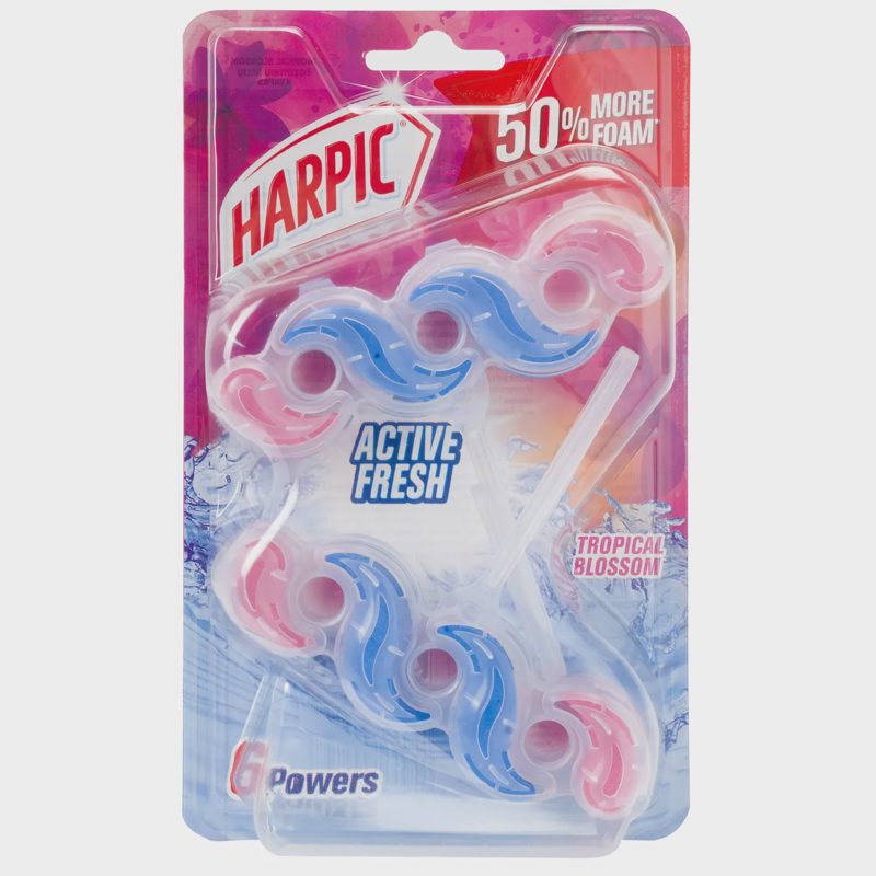 Unit.muil.Harpic,egzotinės gėlės,2vnt
