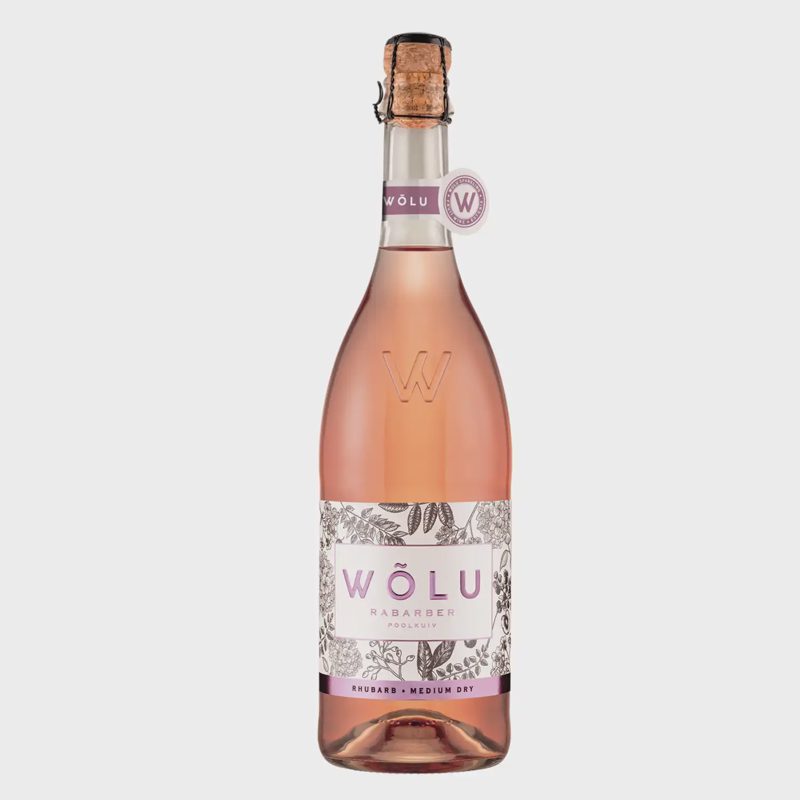 Gaz. vaisių vynas WOLU RHUBARB, 6 %, 0,75 l