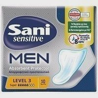 Sani Men Απορροφητικό Προστατευτικό Ακράτειας L.3 Super 10τεμ