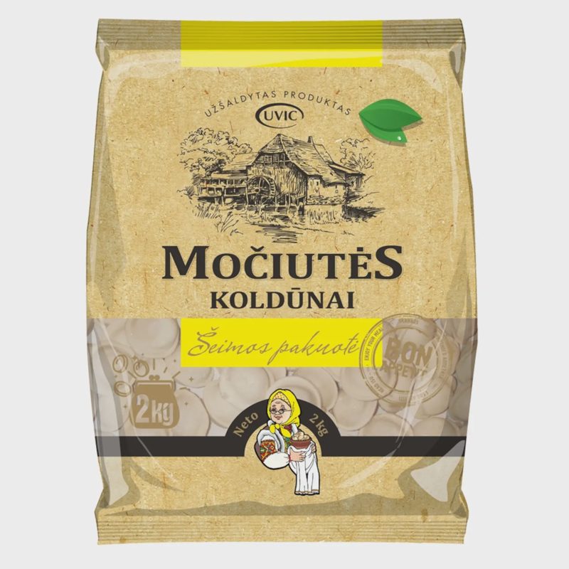 Šaldyti koldūnai su mėsa MOČIUTĖS ŠEIM., 2 kg