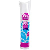 My Home Ποτήρι Αναψυκτικού Λευκό 350ml Νο4 50 τεμ