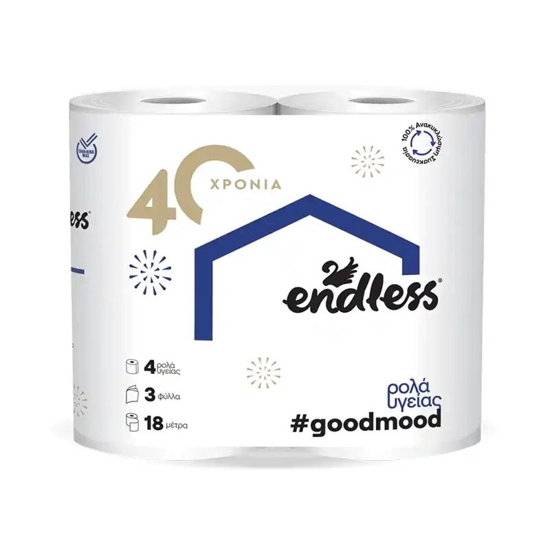Endless Χαρτί Υγείας 3φ 4άρι 0,340kg