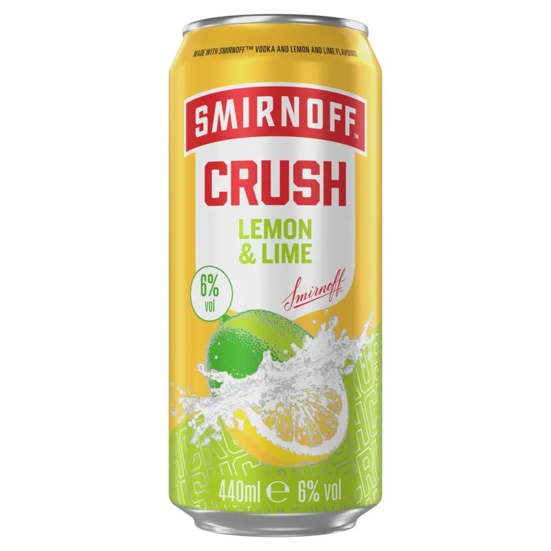 Smirnoff Crush lemon & lime