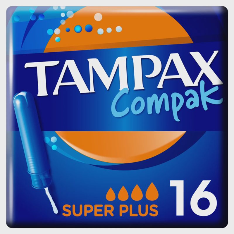 Tamp. TAMPAX COMPAK SUPER PLUS, 16 vnt.