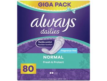 Always Daily Fresh Normal, 0 % parfemace a barviv 80 ks