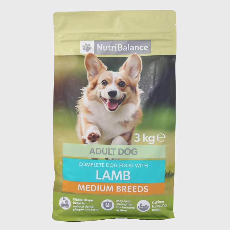 Ėdalas šunims su ėriena NUTRIBALANCE, 3 kg