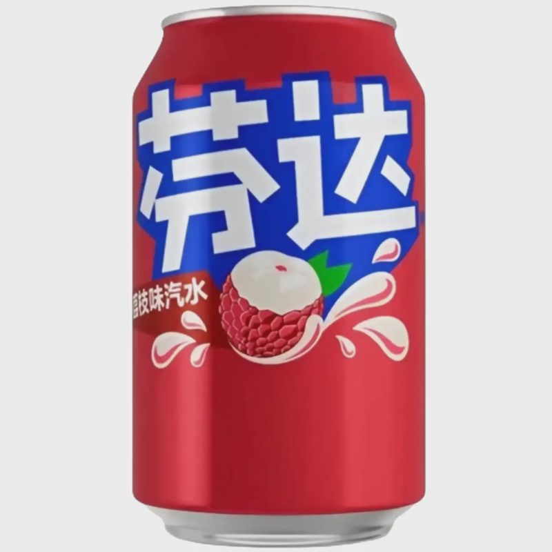 Gaz. gėrimas su saldikl. FANTA LYCHEE, 330 ml
