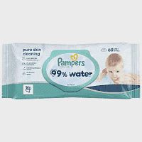 Pampers 99% Water Μωρομάντηλα 60τεμ