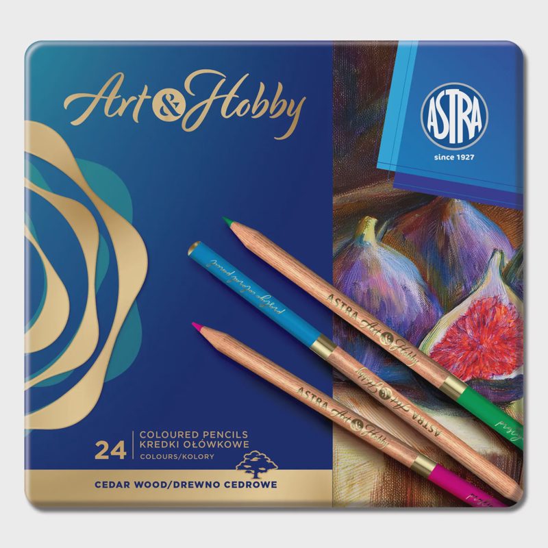 Spal. pieštukai ASTRA ART&HOBBY, 24 vnt. BS26