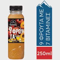 Όλυμπος Φυσικός Χυμός 9 Φρουτα 250ml