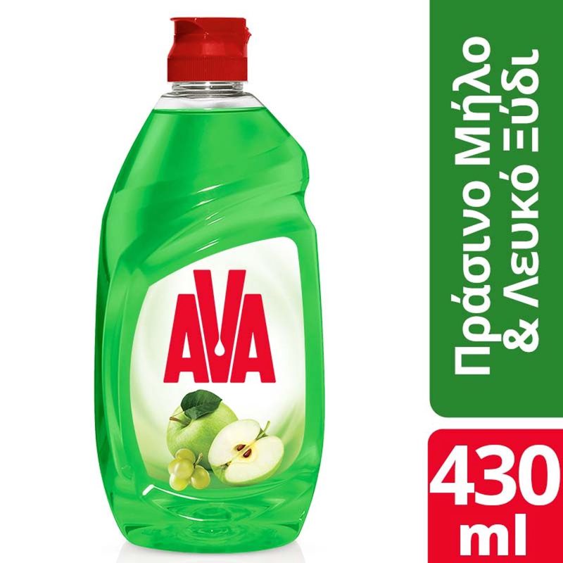 Ava Action Ξίδι & Μήλο Υγρό Πιάτων 430ml