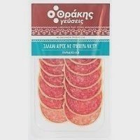 Θράκης Γεύσης Σαλάμι Αέρος Γραβιέρα Νάξου Xωρίς Γλουτένη Φετες 100gr