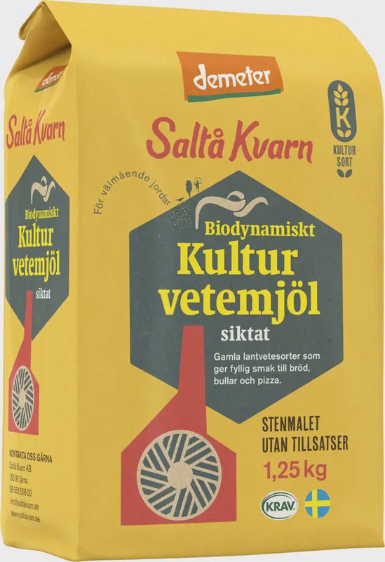 Kulturvetemjöl Siktat Biodynamiskt