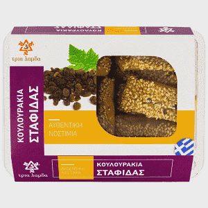 Τρία Λάμδα Κουλουράκια Σταφίδας 300gr