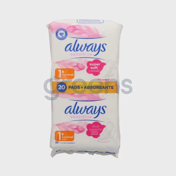 Always Ultra Day Normal Sanitary Pads 20 Pieces