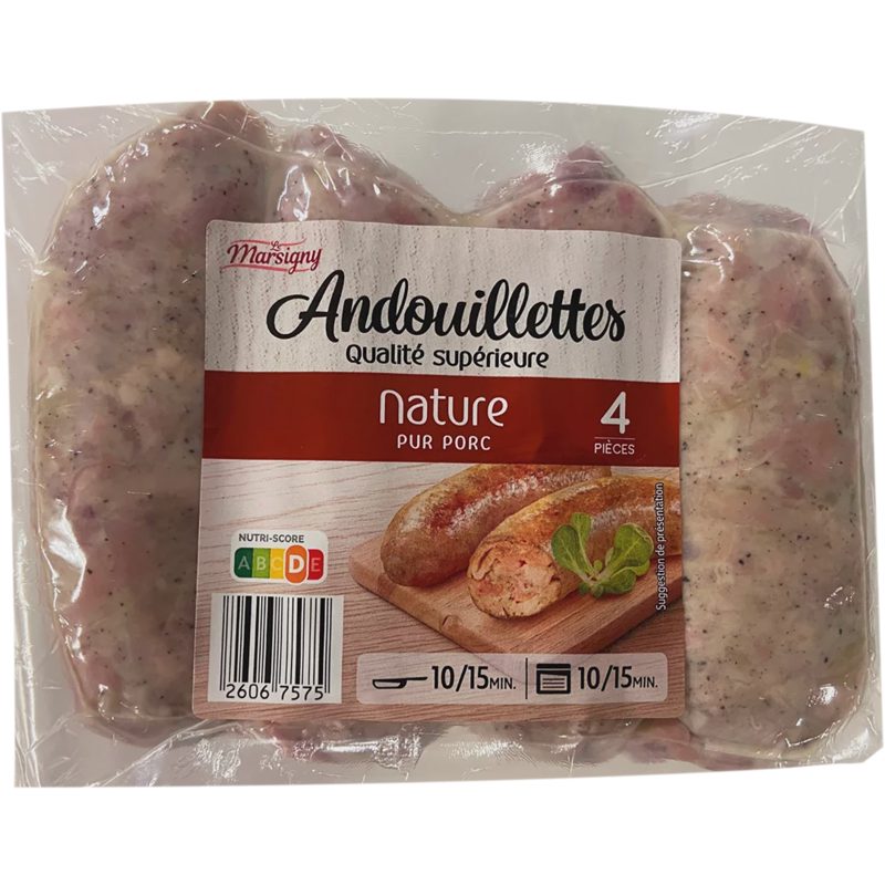 4 andouillettes nature