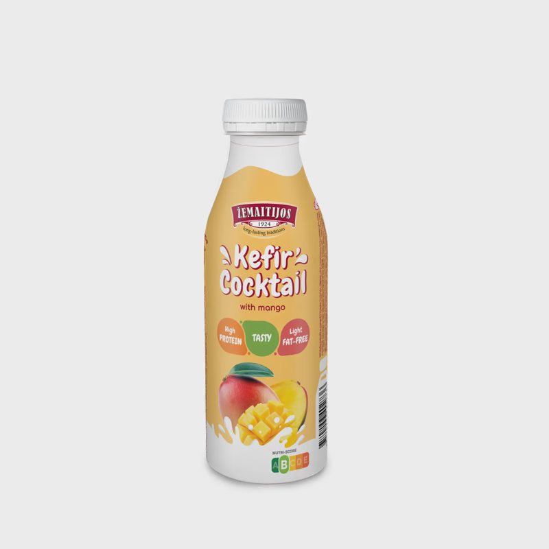 ŽEMAITIJOS kefyro kokt. su mang. 0,5 %, 450 g