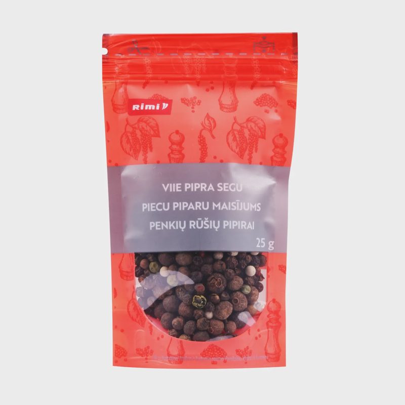 Penkių rūšių pipirai RIMI, 25g