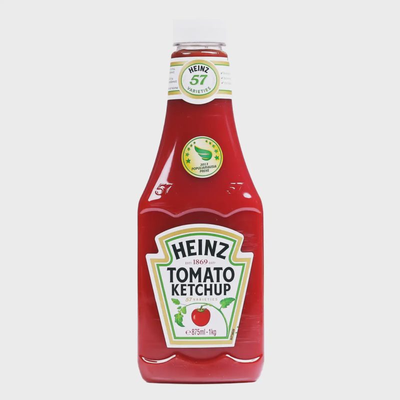 Pomidorų kečupas HEINZ, 1 kg / 875 ml
