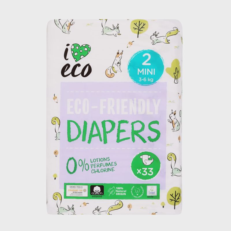 Sauskel. I LOVE ECO MINI 3-6kg S2,33vnt