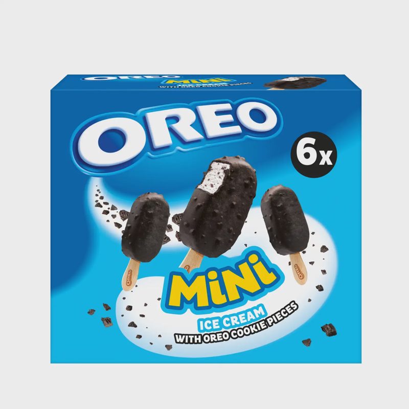 Valg. ledai su saus. OREO MINI, 6x50ml / 225g